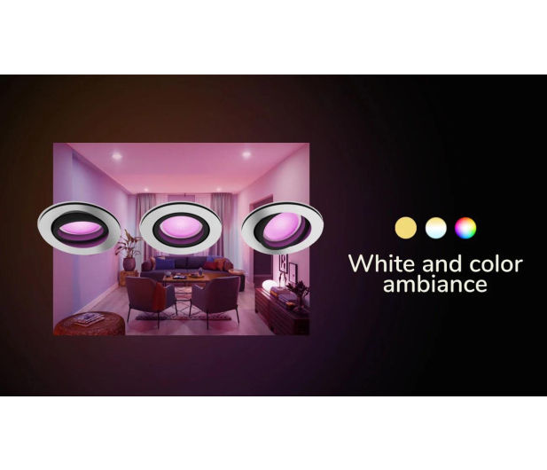 Philips Hue White and color ambiance Reflektor Centura (alu.) - 727323 - zdjęcie 5